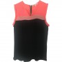 Top Maje noir / fluo T1