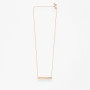 Collier Bonnie and Clyde Vanrycke or rose 18k