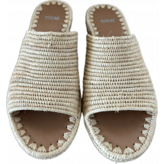 Mules Mali Rafia Naturel Nimal P37