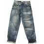 Jeans boyfit Cosy 7/8ème destroy vintage Le Temps Des Cerises T26
