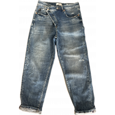 Jeans boyfit Cosy 7/8ème destroy vintage Le Temps Des Cerises T26