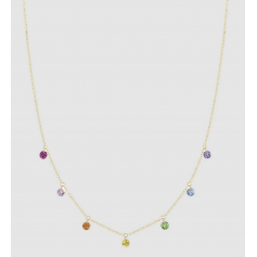 Collier Confetti Rainbow La Brune et La Blonde
