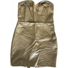 Robe bustier en cuir Plume Paris T