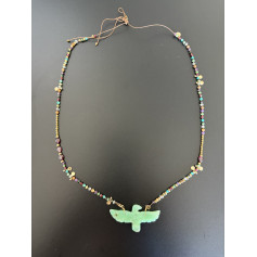 Collier Phoenix Chrysoprase perles Room Service