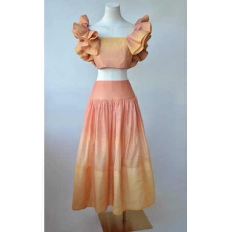 Ensemble Crop Top + Jupe Postcard Zimmermann T1 (38)